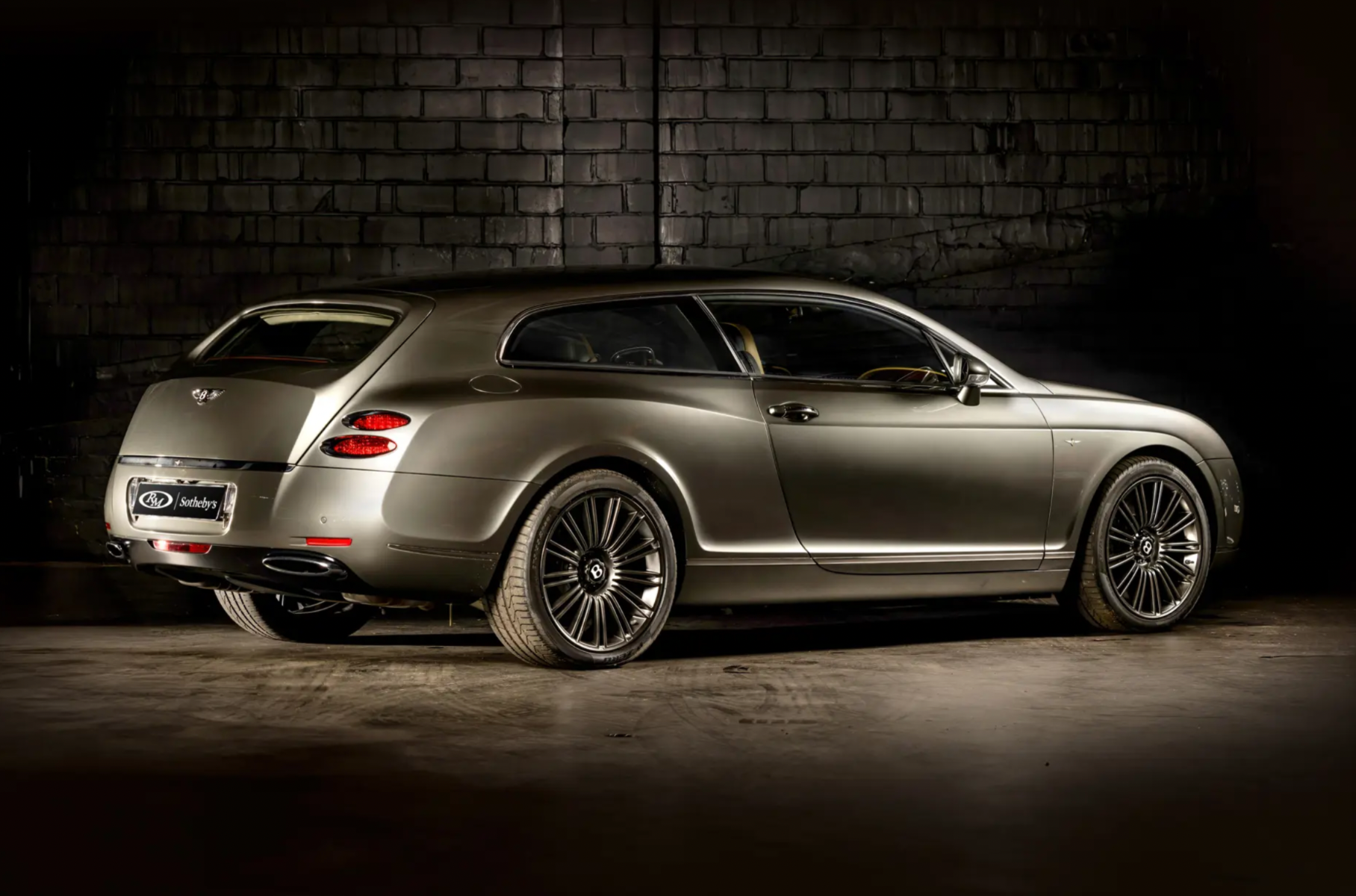 A rare station wagon based on the Bentley Continental will go under the hammer