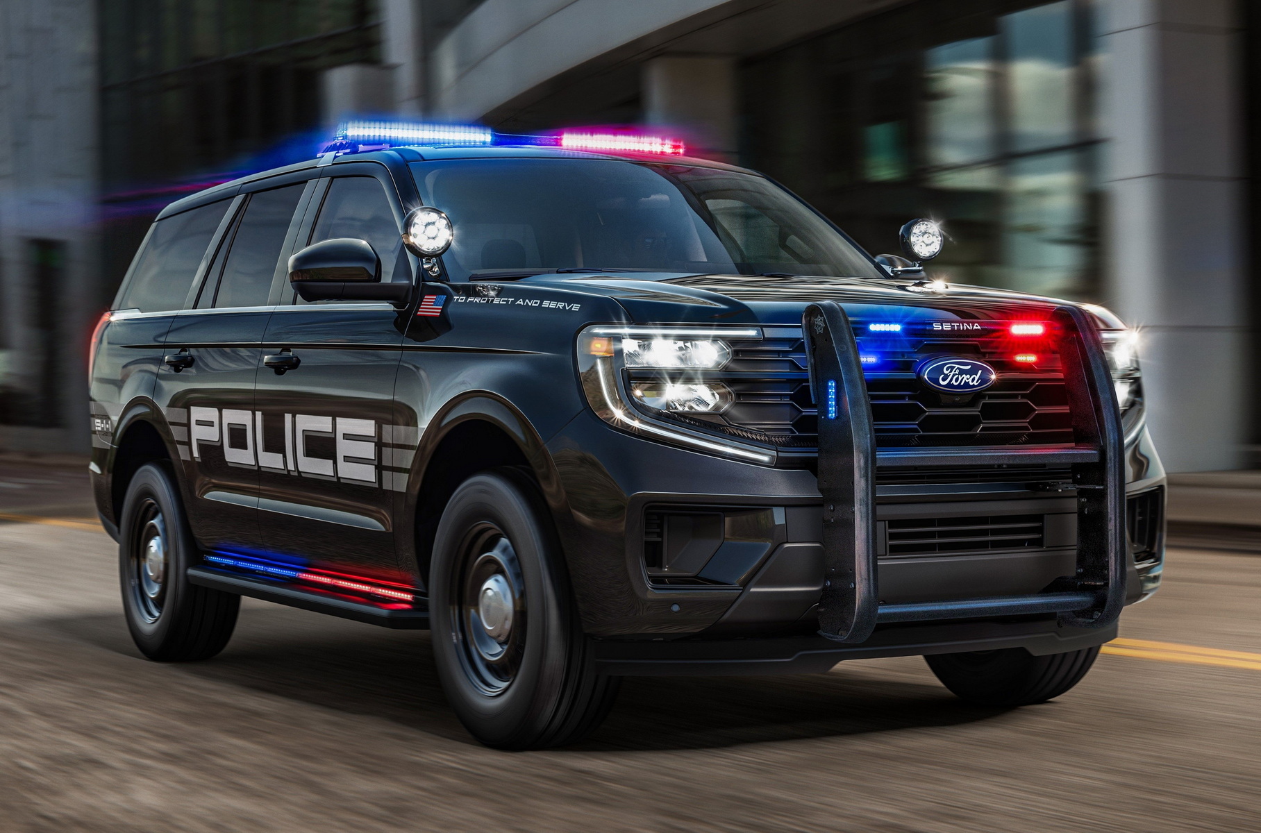 Ford has adapted its largest SUV for police service