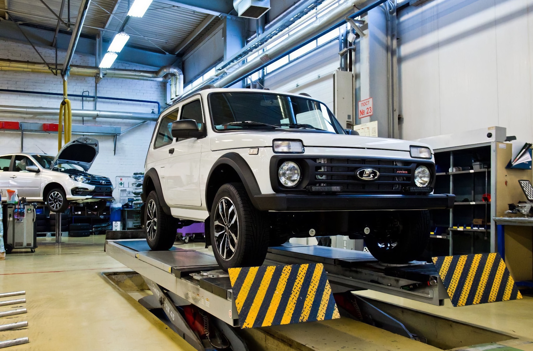 Industrial assembly of Lada Niva Sport SUVs has started