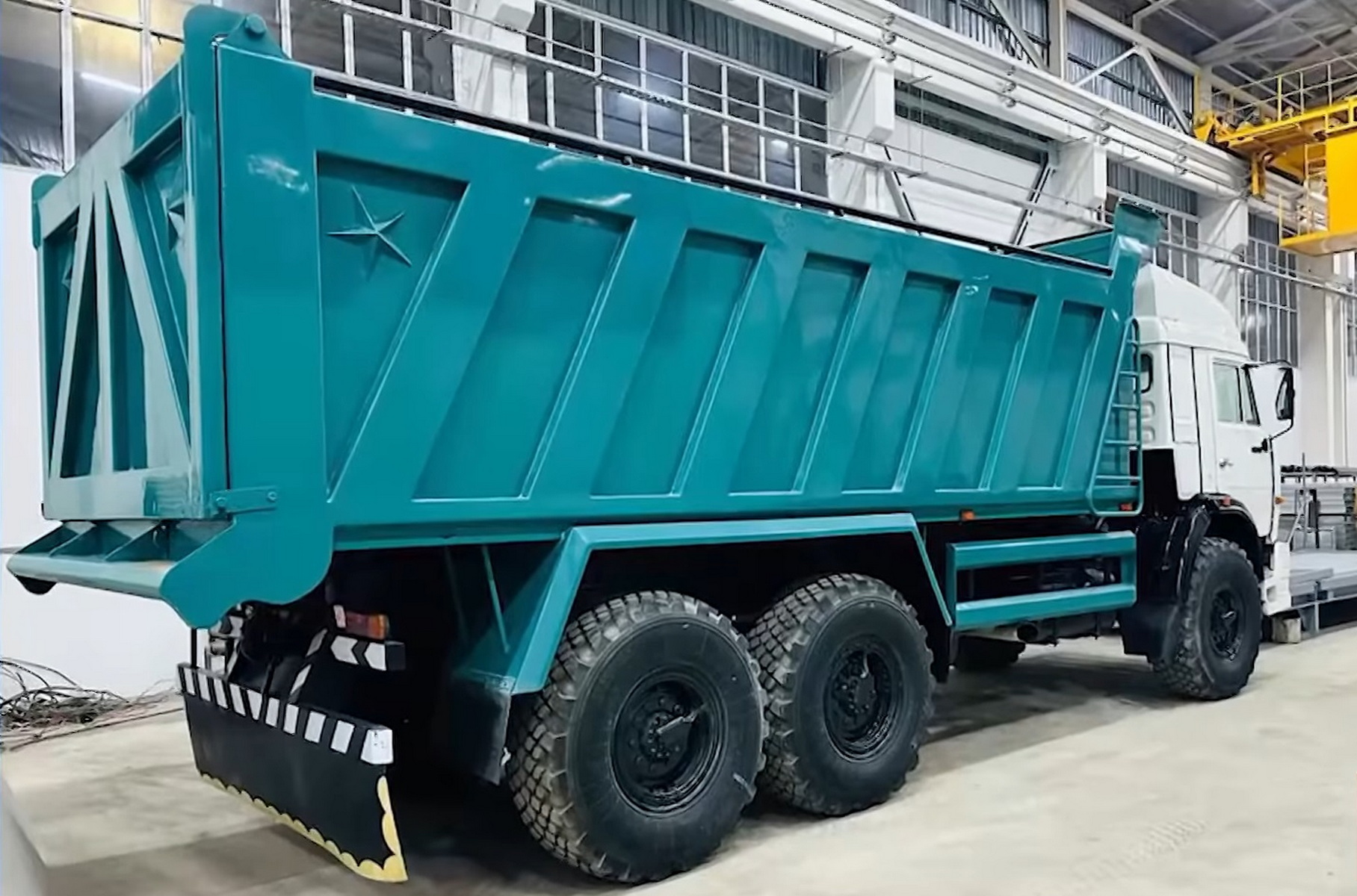 KamAZ dump trucks with a different design began to be assembled in Afghanistan: photo