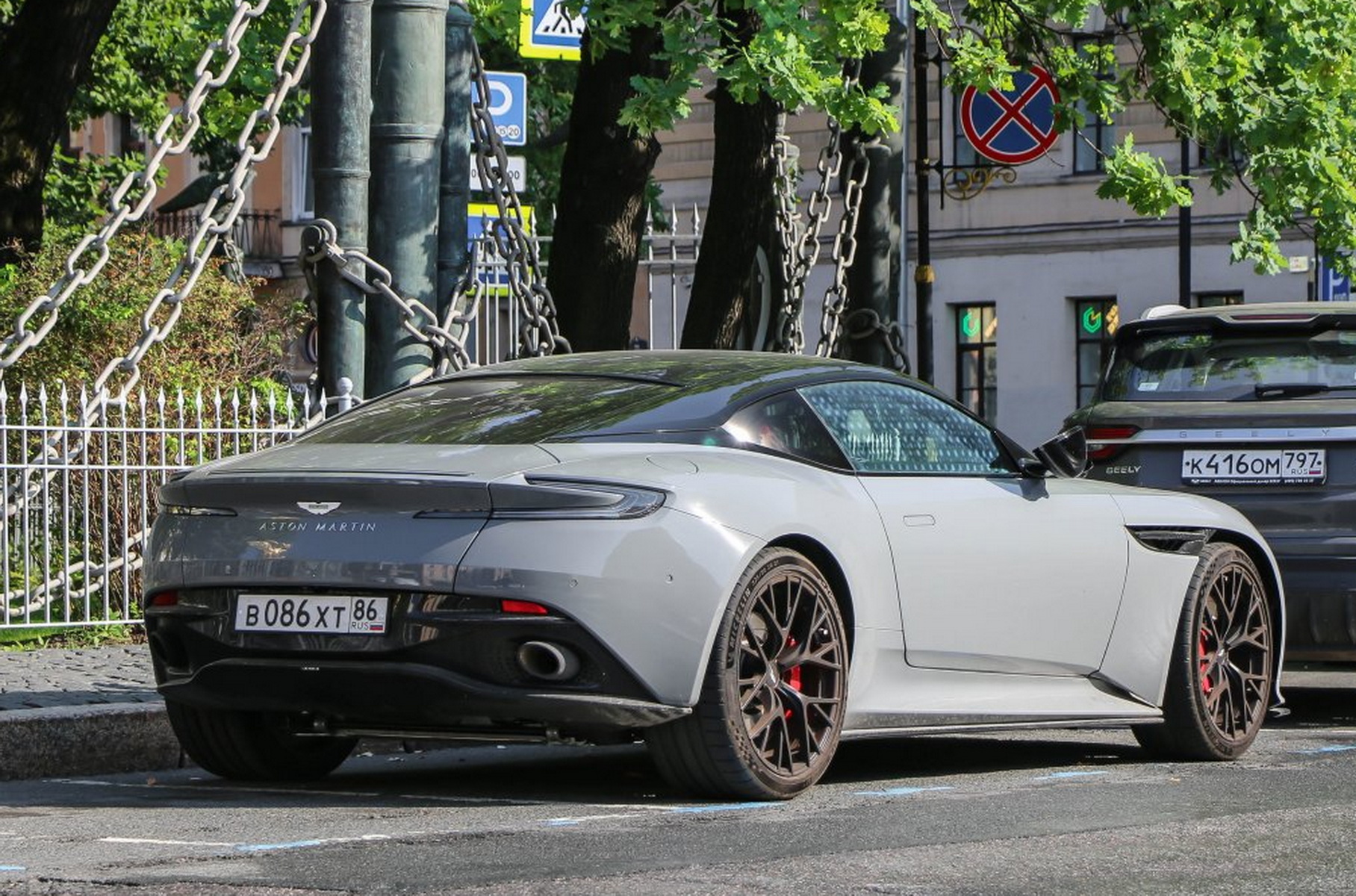 The newest Aston Martin has appeared in Russia: it has Surgut license plates