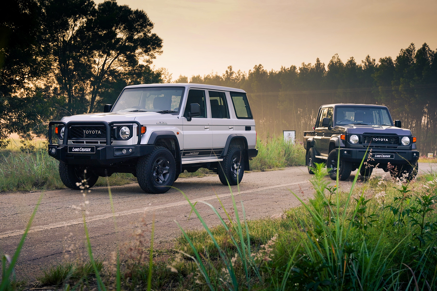 A batch of new Toyota Land Cruiser 70 was brought to Russia via parallel import