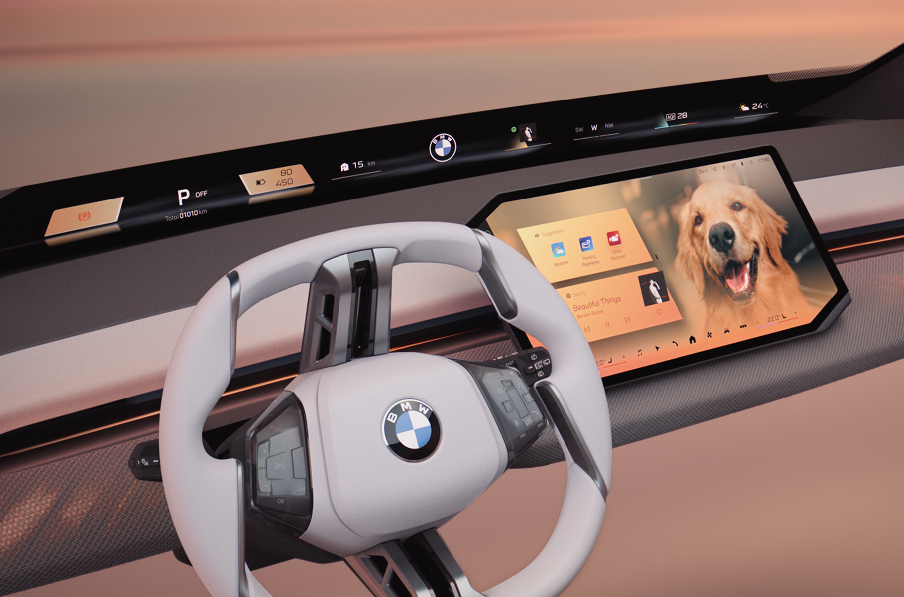 BMW recognized huge displays dangerous