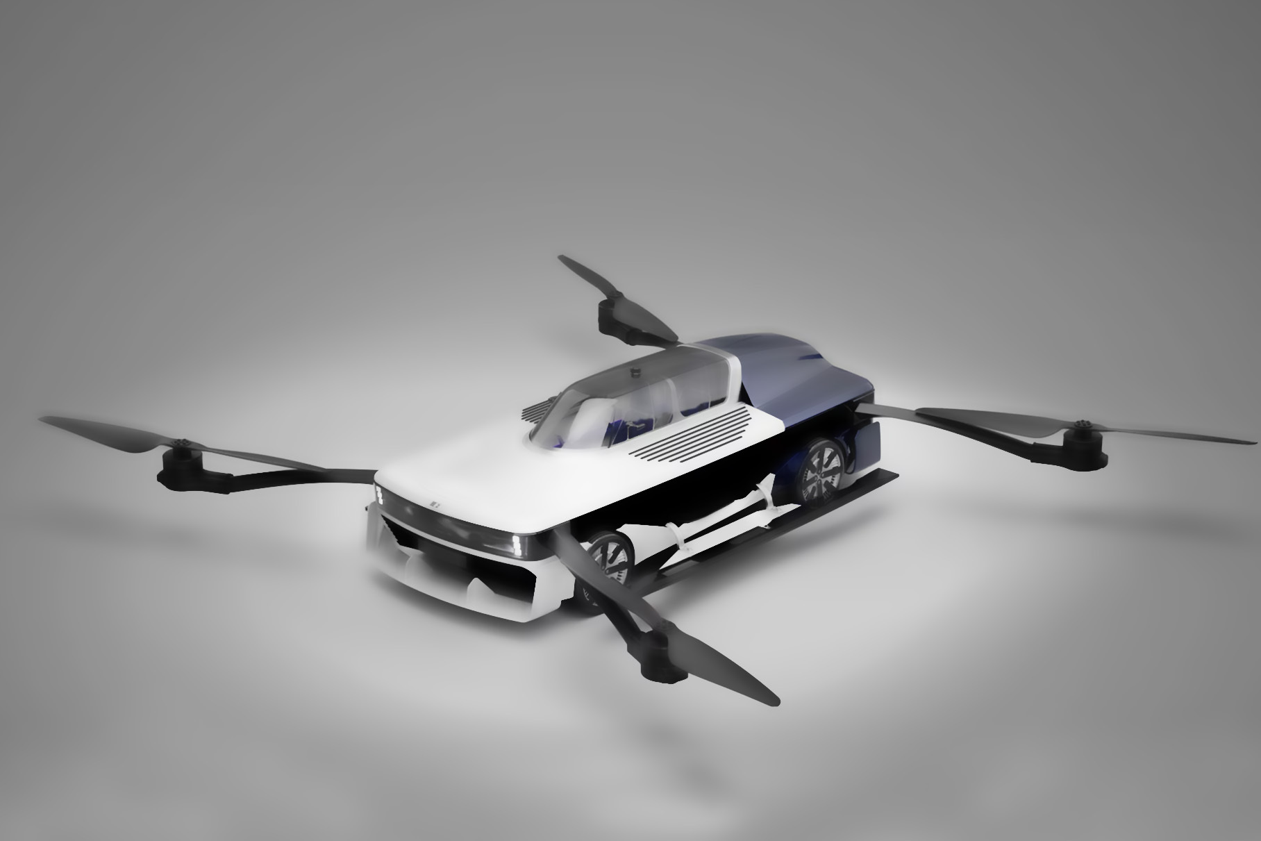 Russian engineers have developed a flying car concept