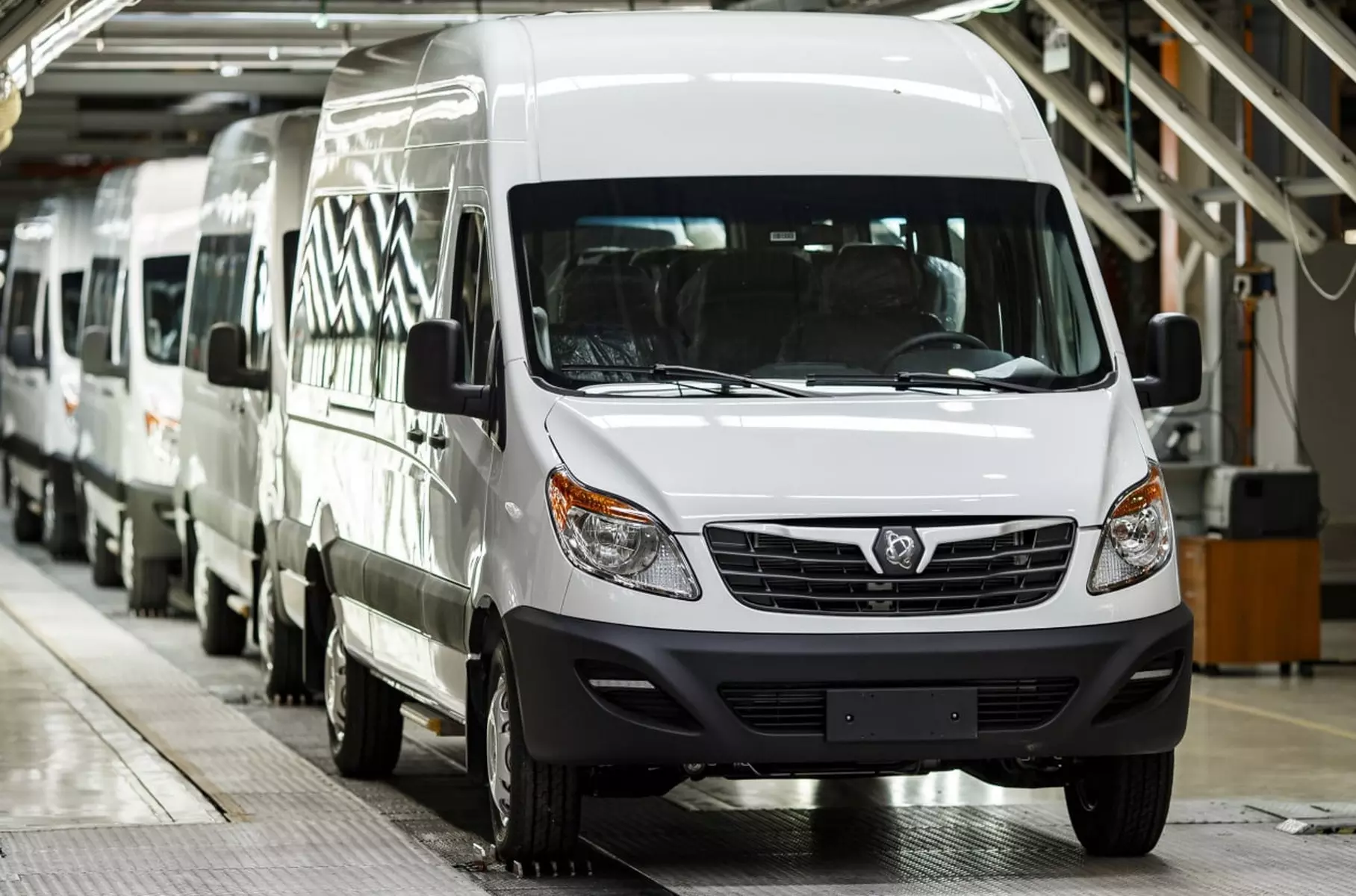 Sollers has significantly improved the sound insulation of the Atlant van