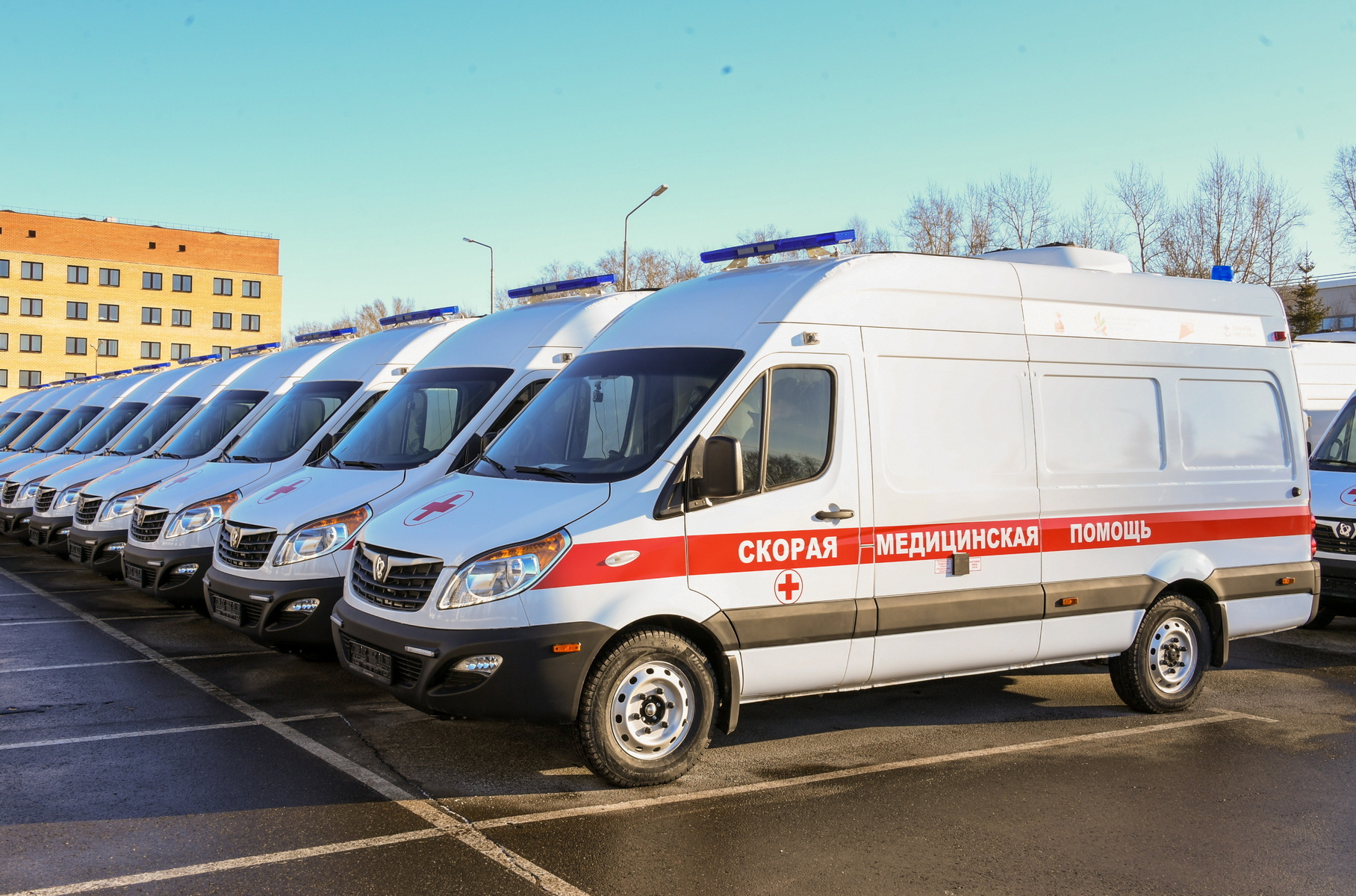 The first region of Russia purchased an ambulance for a large batch of Sollers