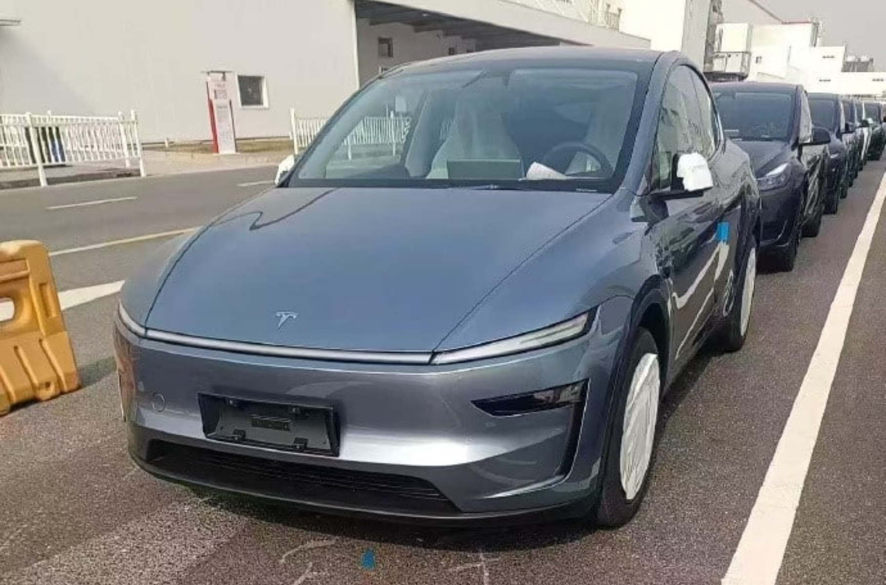 There’s a queue for the updated Tesla Model Y