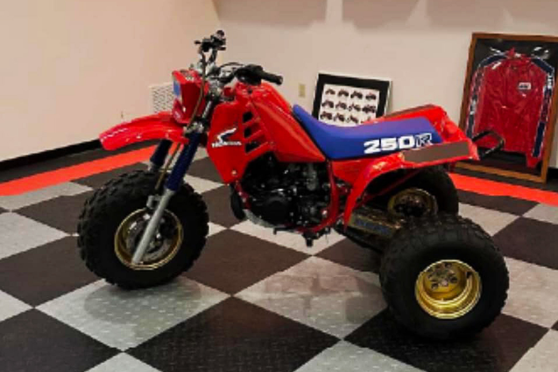 A box of Honda ATC 250R of 1986 sold at auction for 200 thousand dollars