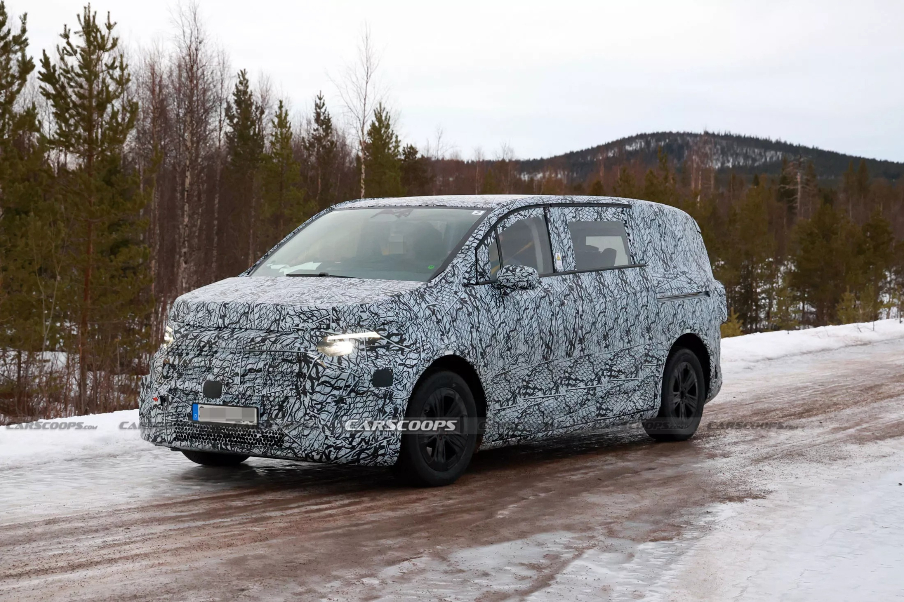 Spy photos of the new Electrean Mercedes-Benz appeared