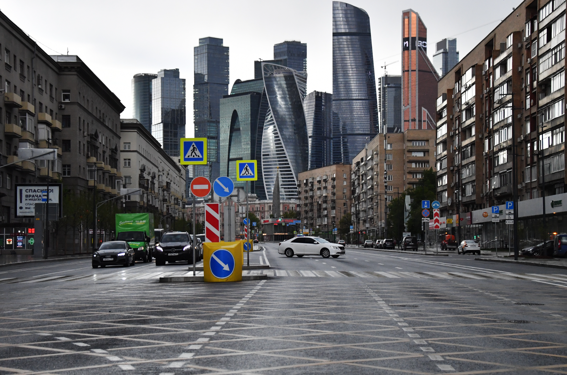 Another 32 intersections in Moscow will apply a “waffle” markup