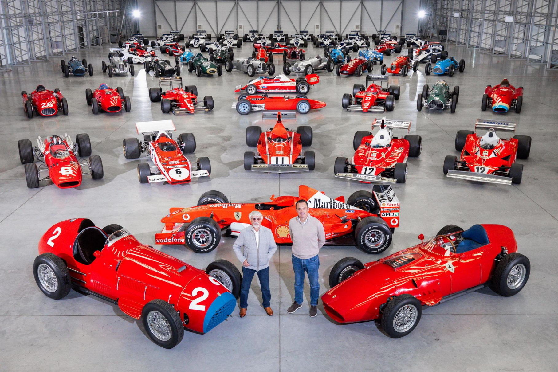 Former Formula-1 boss helped out a record amount for a collection of cars