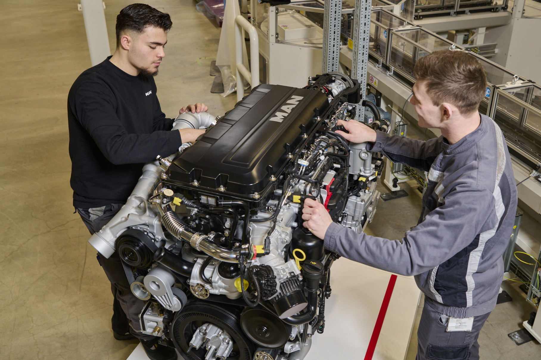 MAN launched the production of the last turbodiesel for trucks