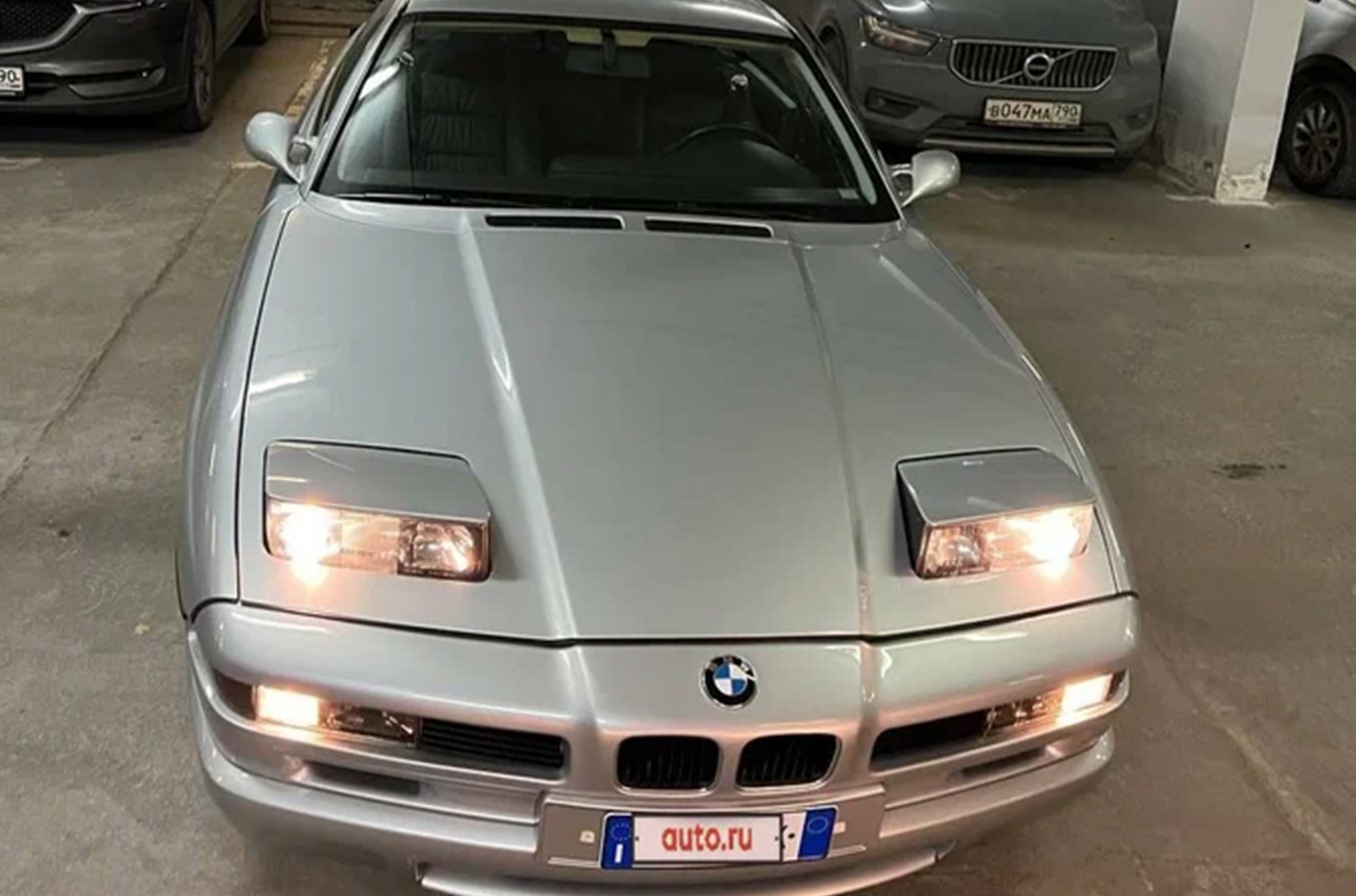 The BMW 850i 1997 compartment of the release with tiny mileage appeared on sale