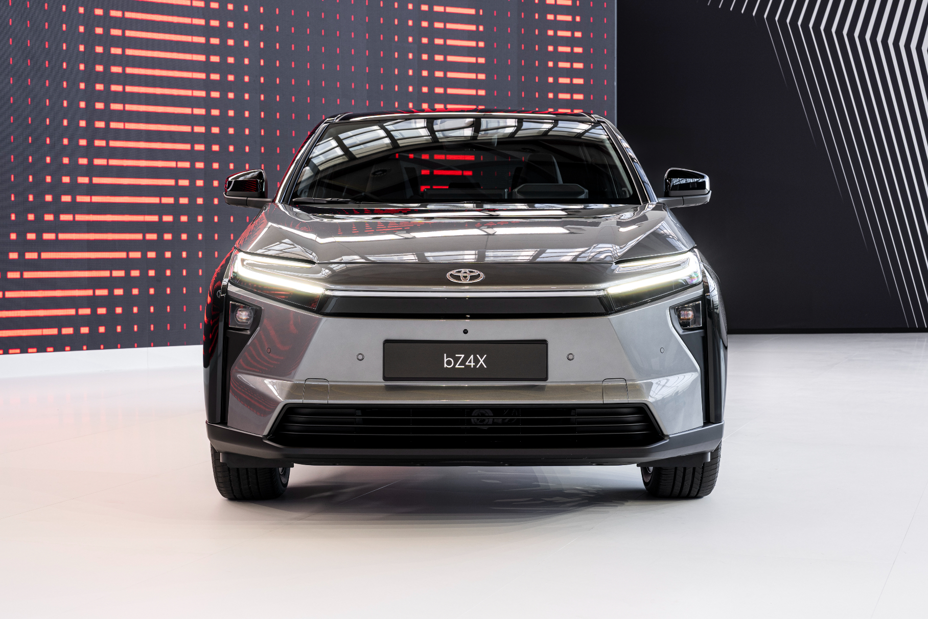 Toyota updated the design of the BZ4X crossover and made it long