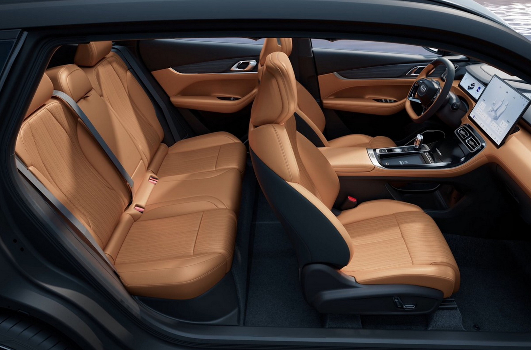 The latest Geely Atlas: Salon in detail and equipment features