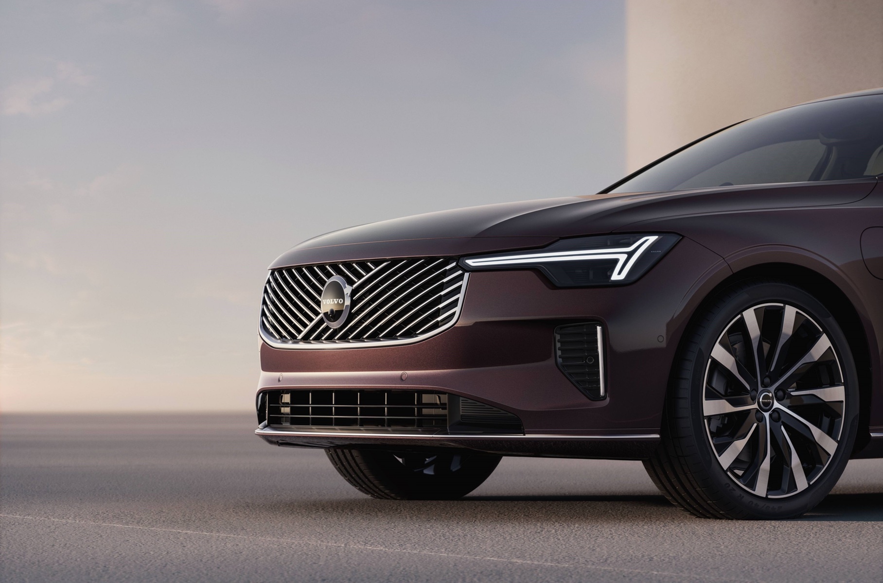 Volvo showed the restyled s90 sedan
