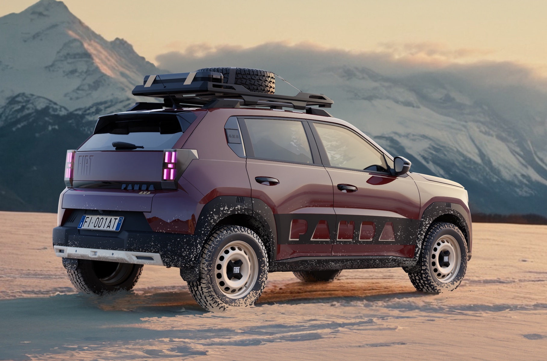 Fiat introduced the heir to Panda 4 × 4