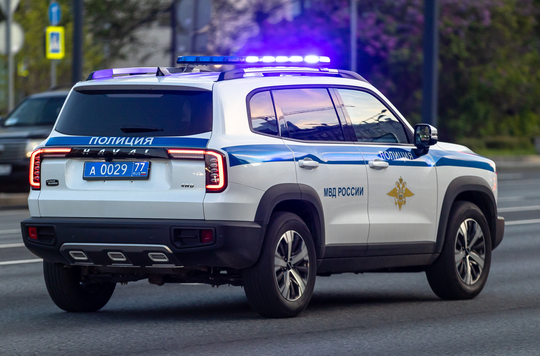 Close -up: a new format of Russian police numbers