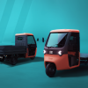 Fiat showed an electric three -wheel Tris truck