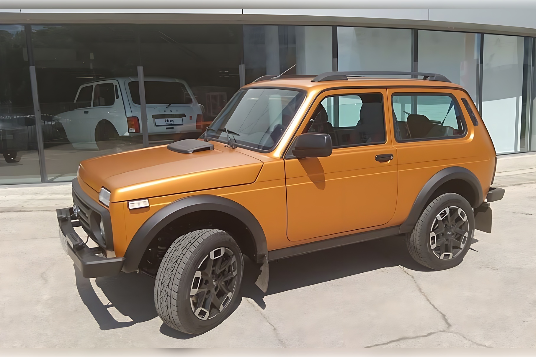 Lada Niva Sport in new color: the first copy was released in the shade of “Rally”
