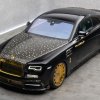 Mansory studio presented the unique Rolls-Royce Wraith with pure gold decor
