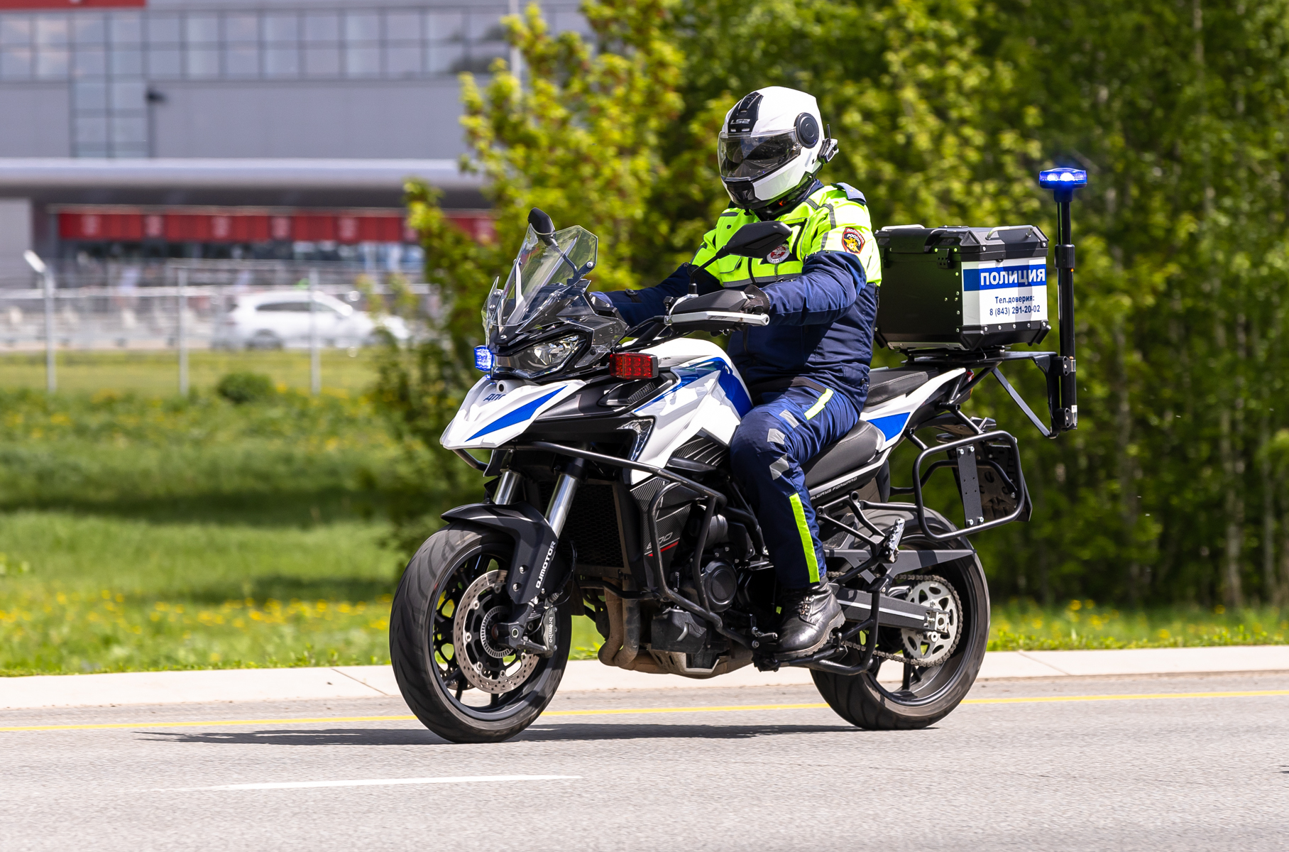 Photo fact: in Russia, Chinese motorcycles began to purchase for the police
