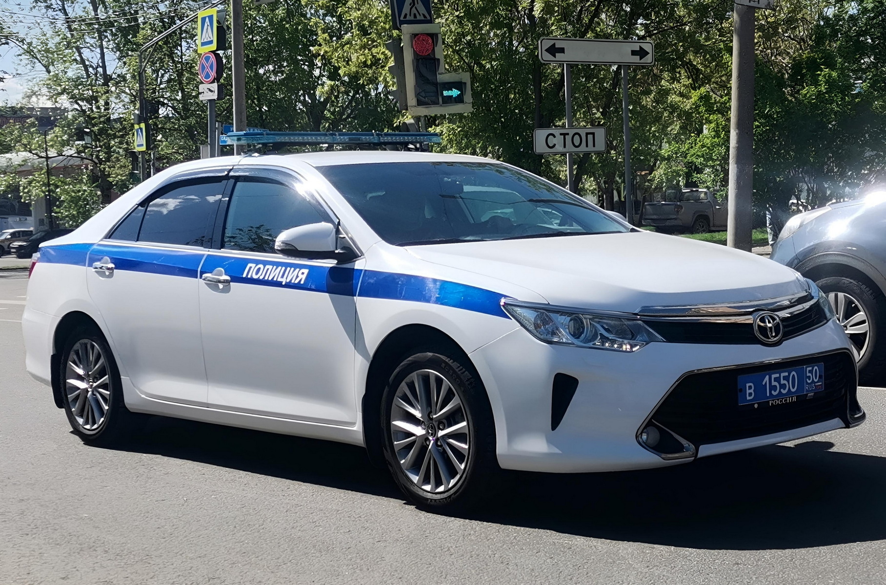 Photo fact: the Russian police have numbers of a new format