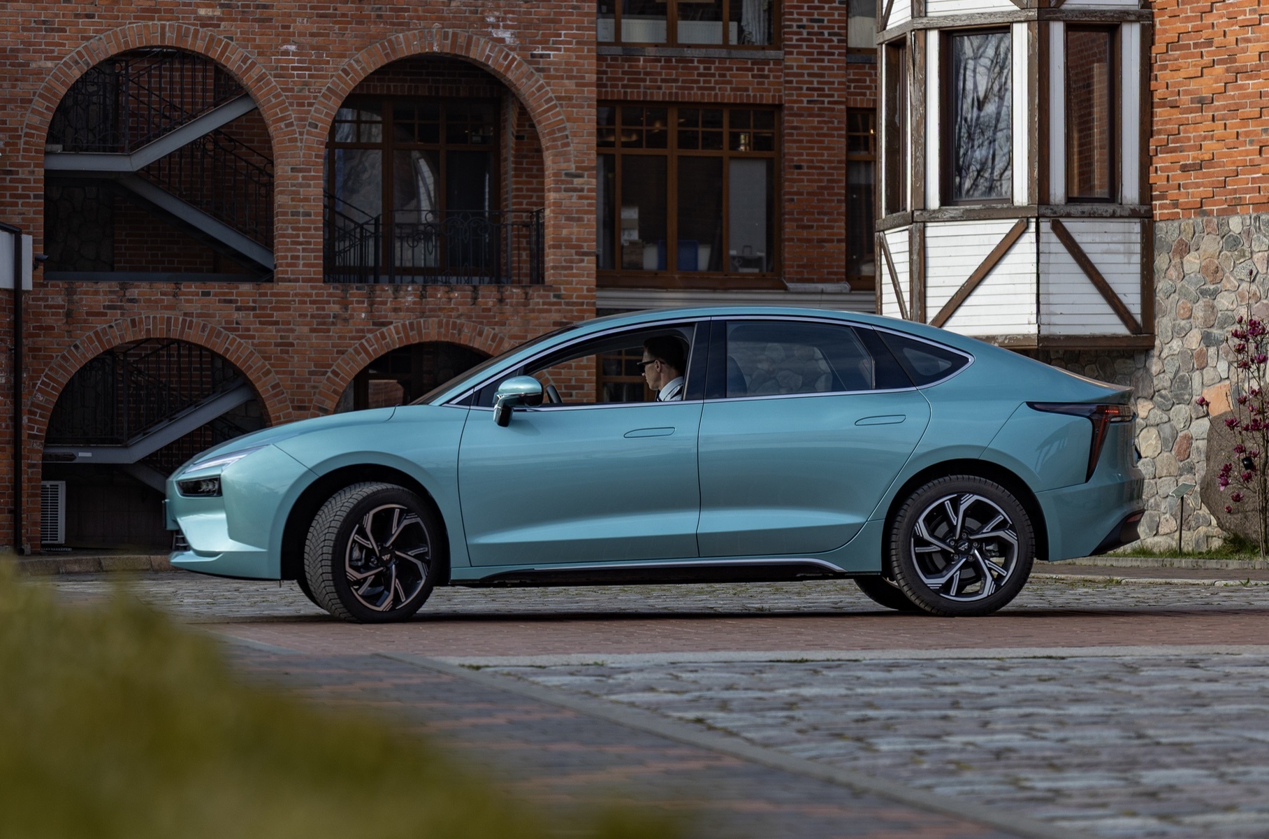 The Russian brand Amberevo introduced the updated A5 sedan.