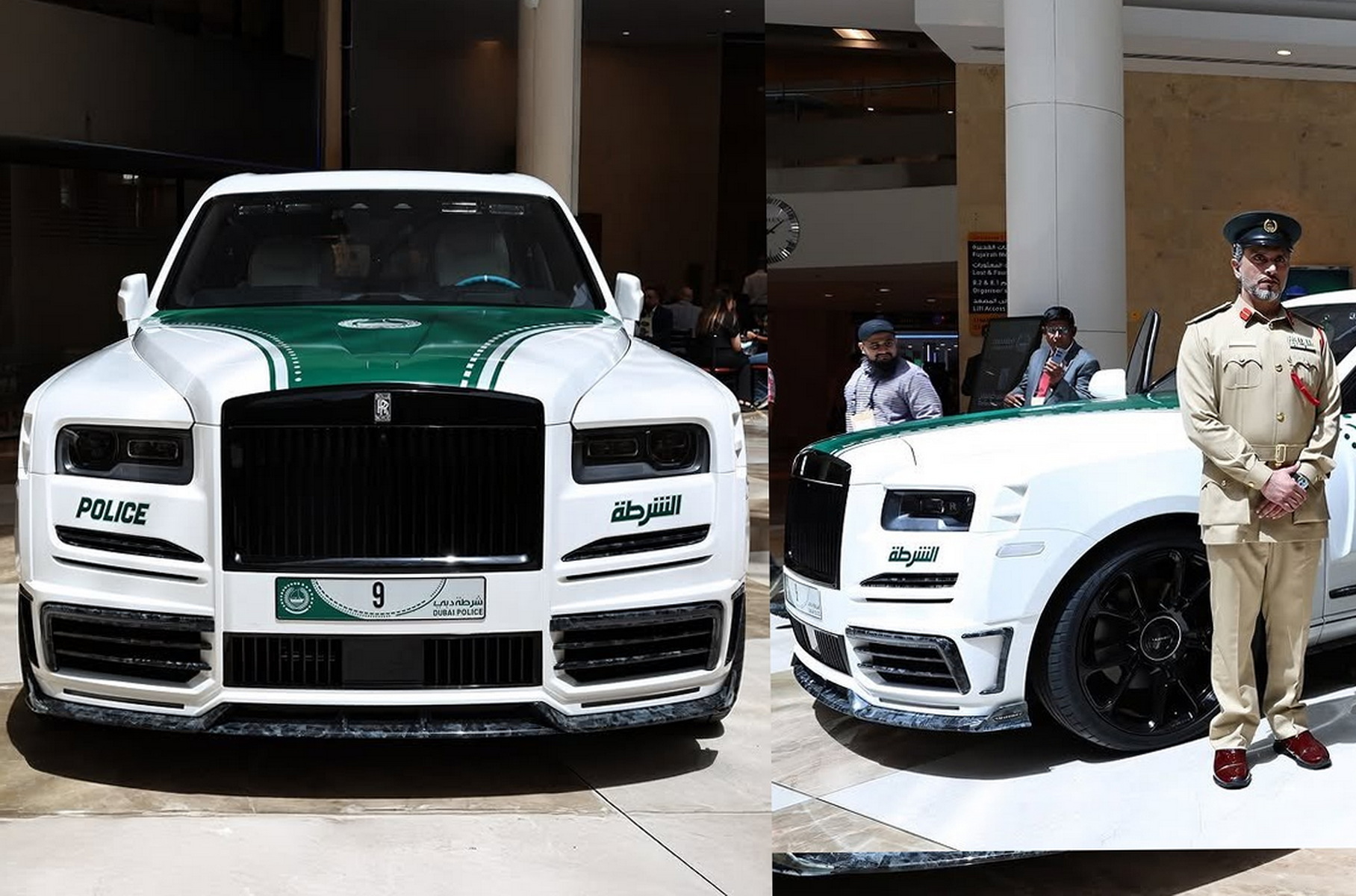 The police first had Rolls-Royce in Mansory tuning