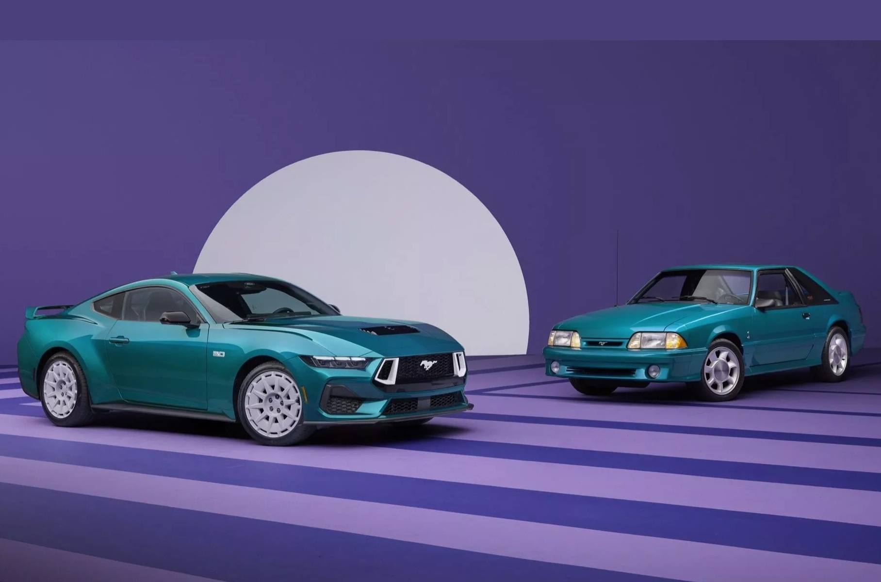 Ford showed Mustang GT in the style of the 1980s