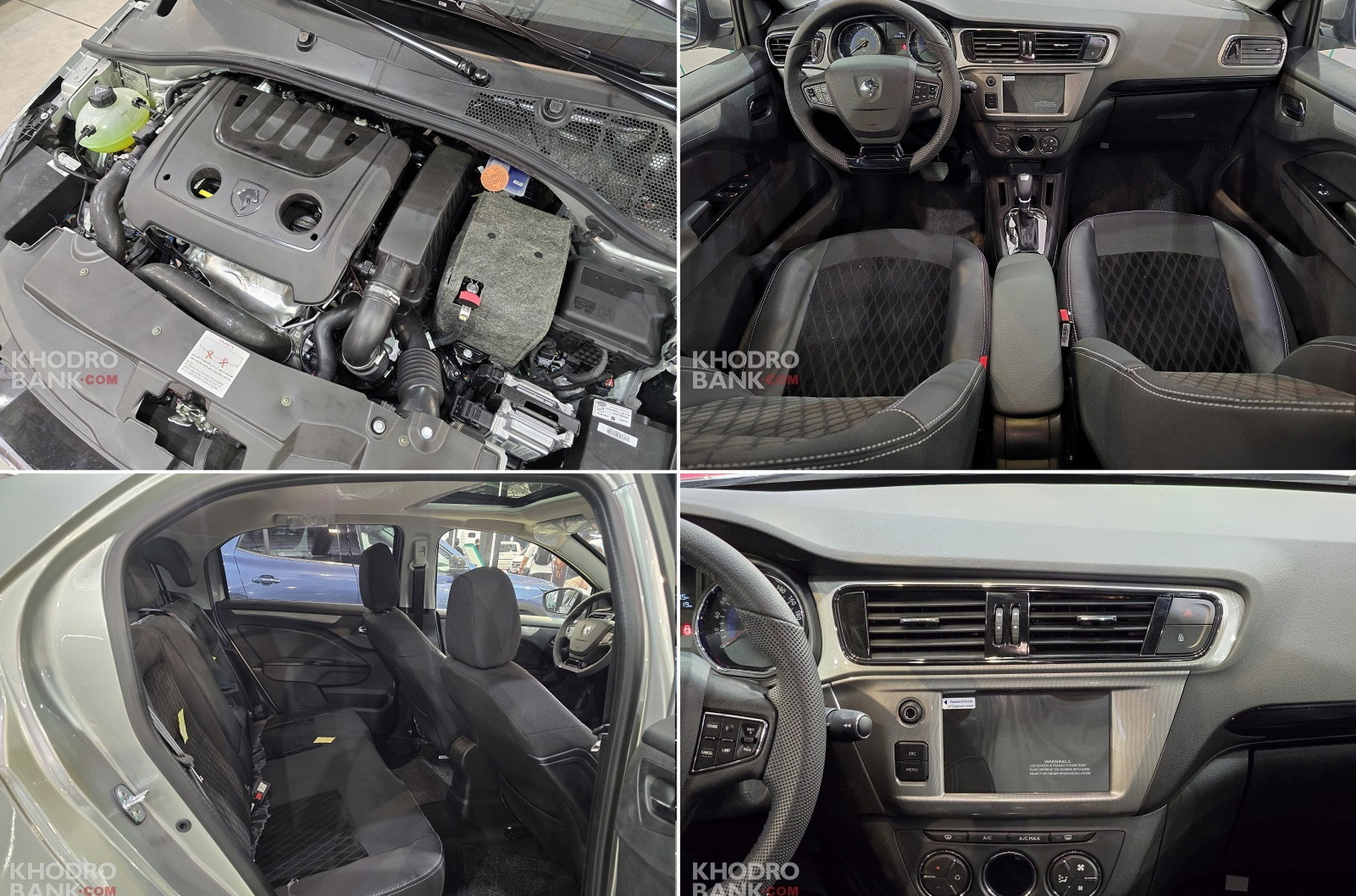 In Iran, the Lada Vesta classmate debuted with his own turbo engine