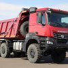 KAMAZ appreciated in rubles the latest 6x6 dump truck with K5 cab