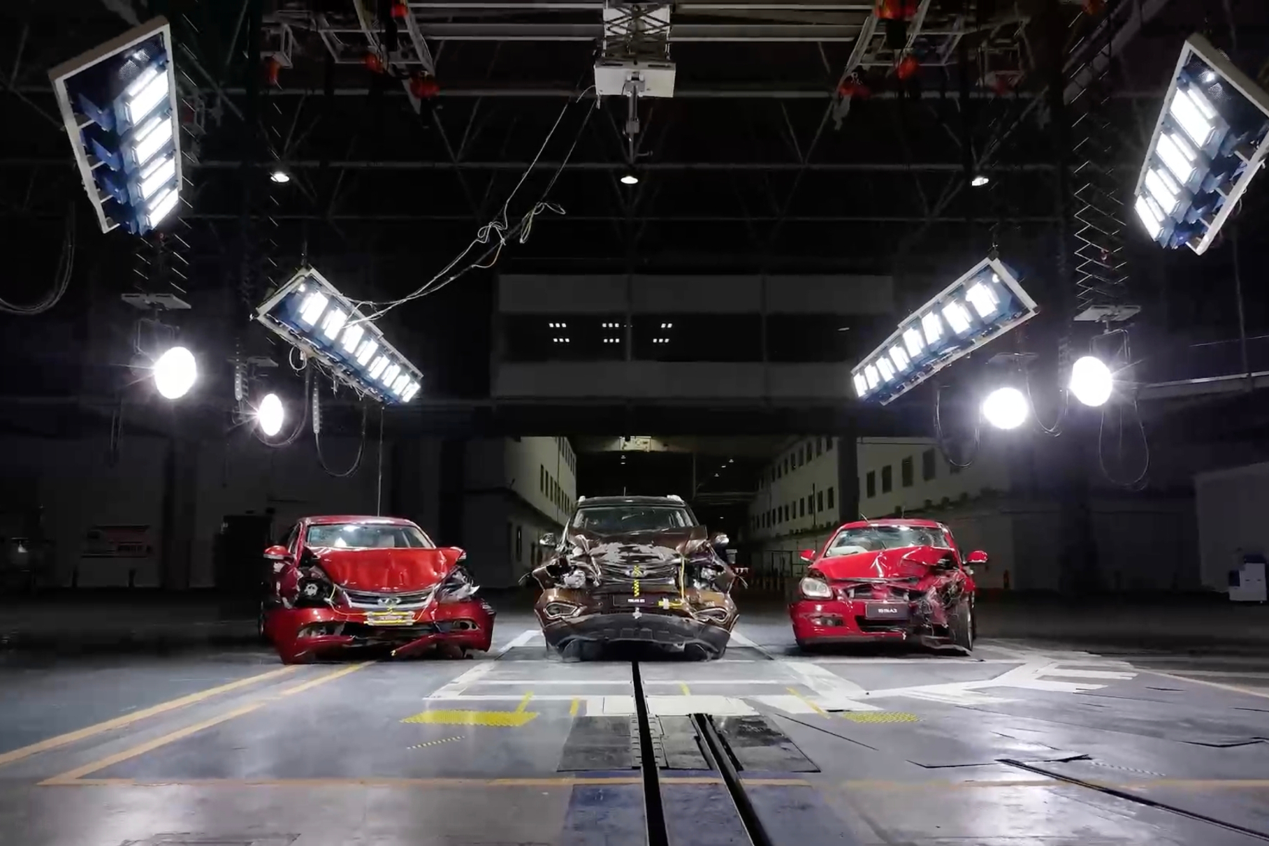See what remains of ten-year-olds after a crash test