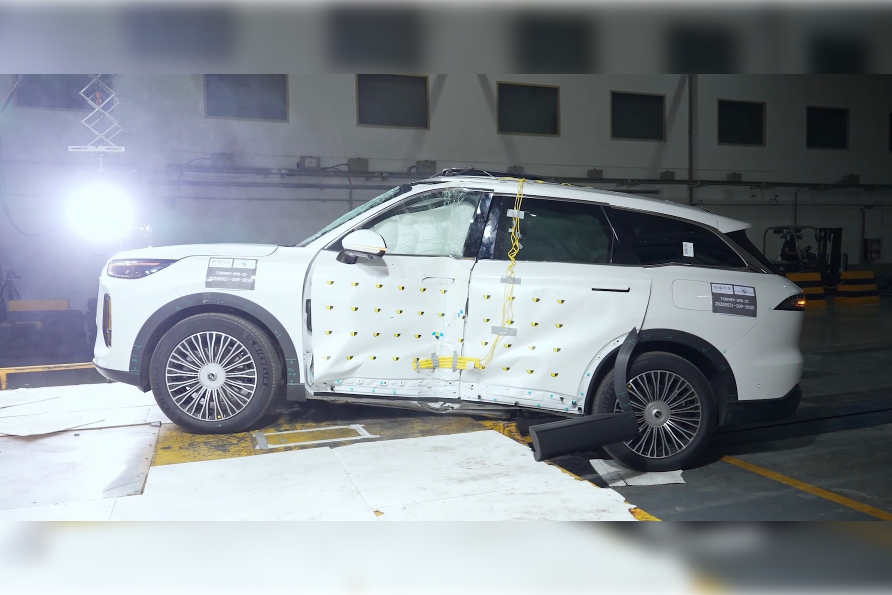 The security of the Chinese Chery Tiggo 9 was checked according to the European methodology