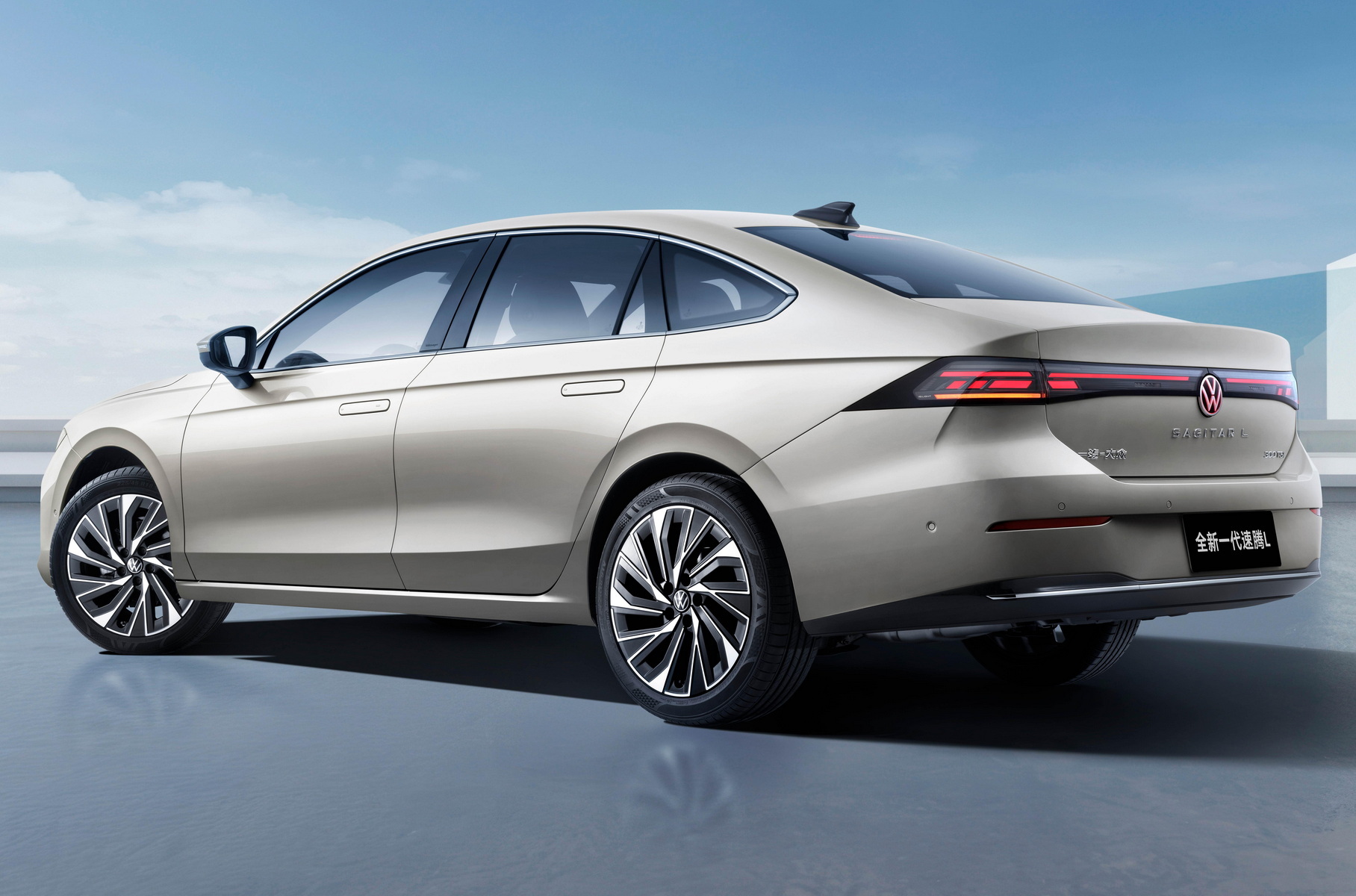 Volkswagen revealed the appearance of a new large and cheap sedan