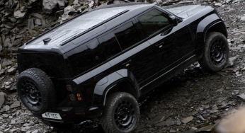 Land Rover showed a very black Defender Octa Black