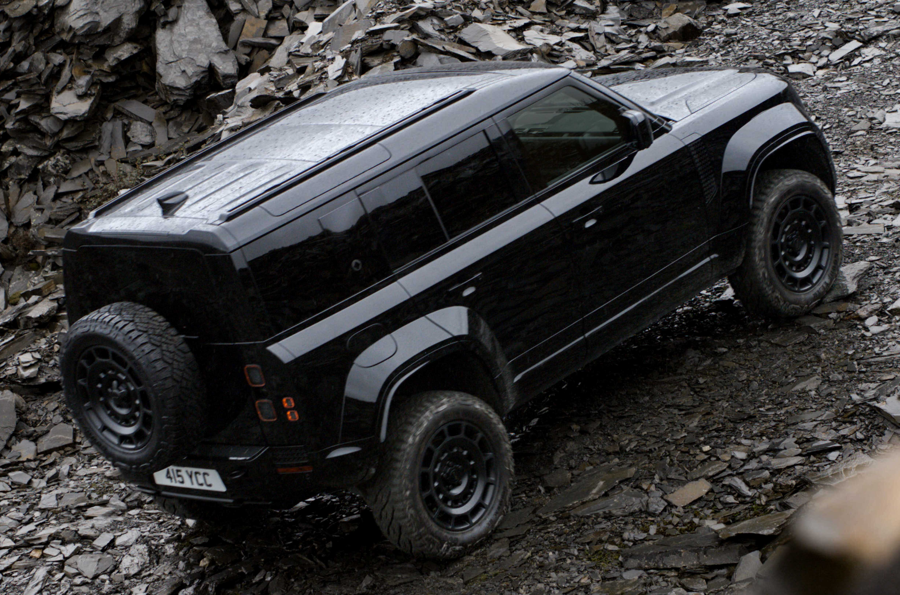 Land Rover showed a very black Defender Octa Black