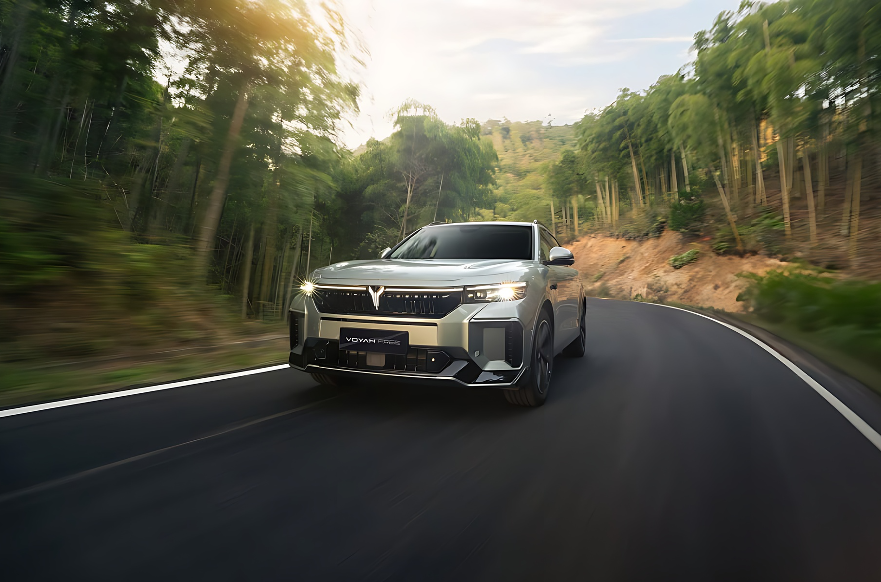 Voyah Free Sport Edition crossover for Russia expanded the gamut of flowers