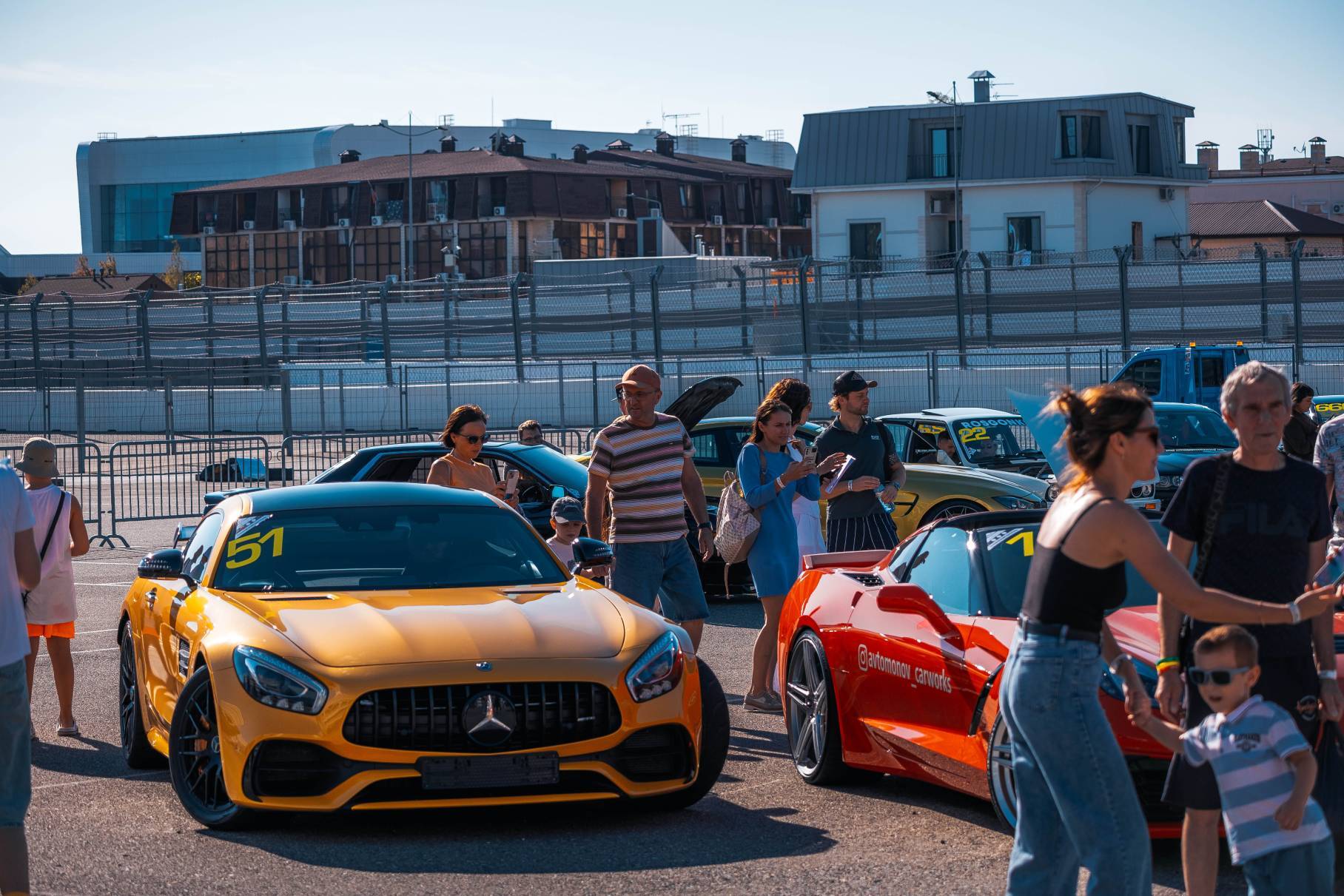 More than 100 unique cars drove to the Formula-1 highway in Sochi