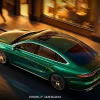 The Geely Emgrand sedan showed the fifth generation in China