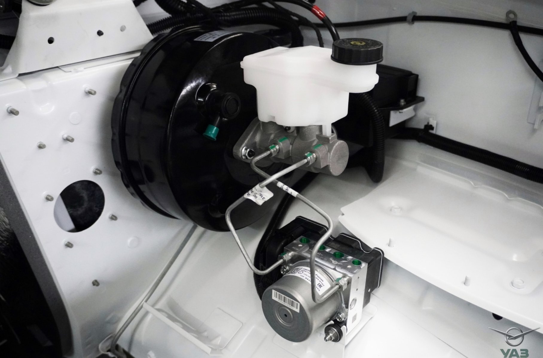 UAZs equipped with the ABS development system by us