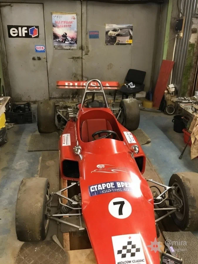 A Soviet Formula racing car was put up for sale in St. Petersburg