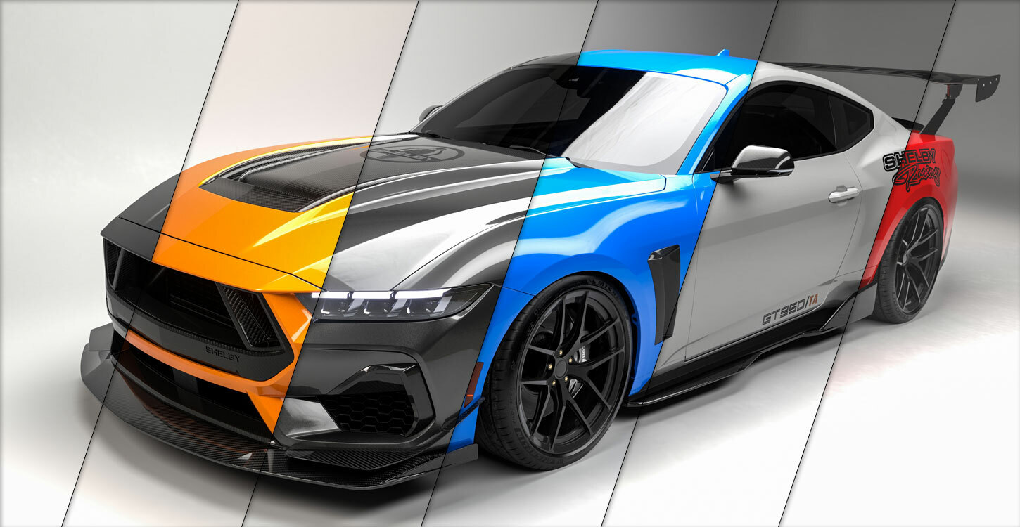 An anniversary Shelby Mustang with an 830 horsepower engine was released in the USA