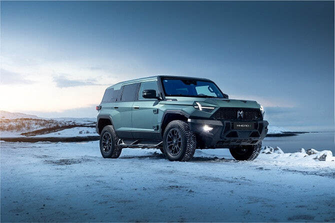 An exclusive version of the M-Hero I Limited Edition SUV was presented in the Russian Federation