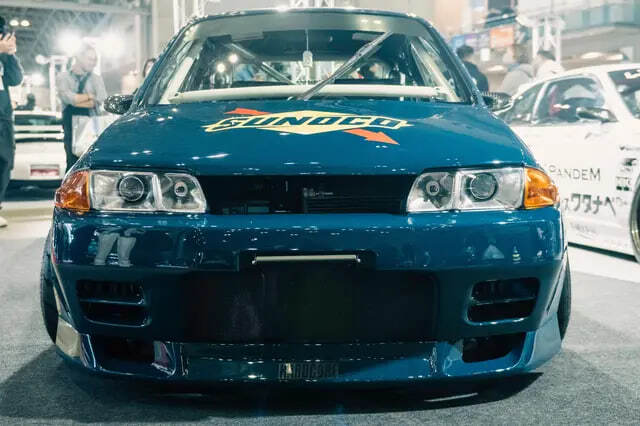 An unusual Nissan Skyline GT-R show car was presented in Tokyo