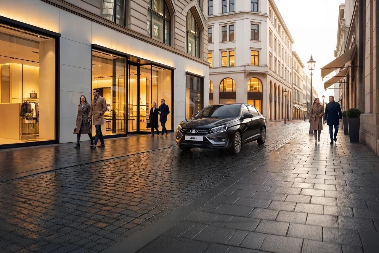 AvtoVAZ began sales of the updated Lada Aura with keyless entry and remote start