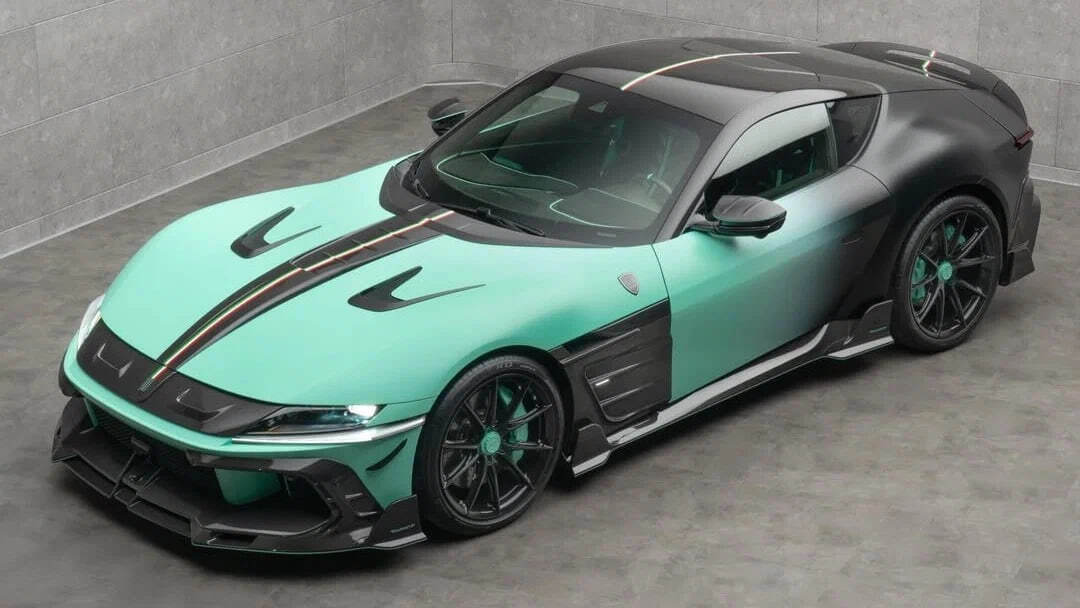 Mansory presented a modified version of the Ferrari 12Cilindri Equestre