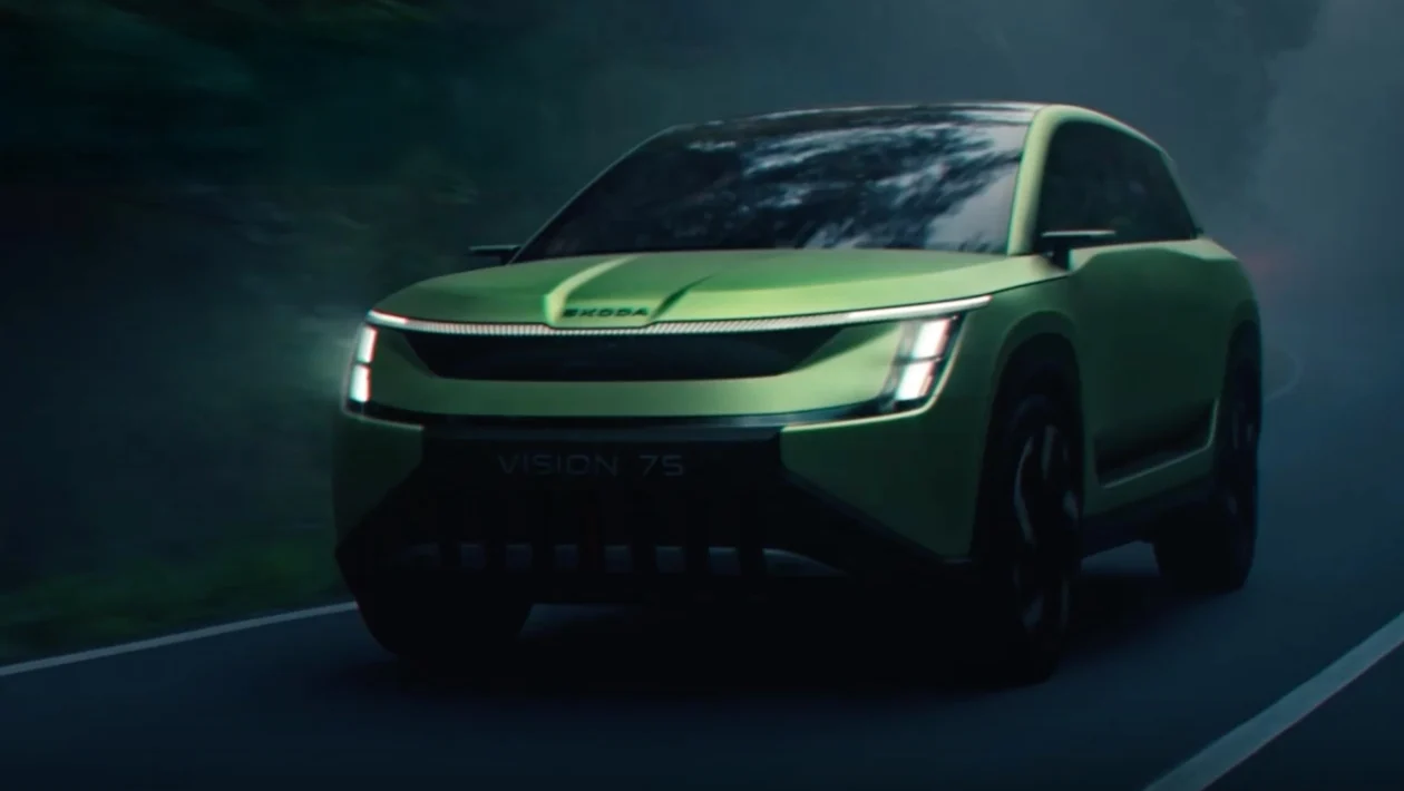 New seven-seat electric crossover Skoda Peaq will debut in June