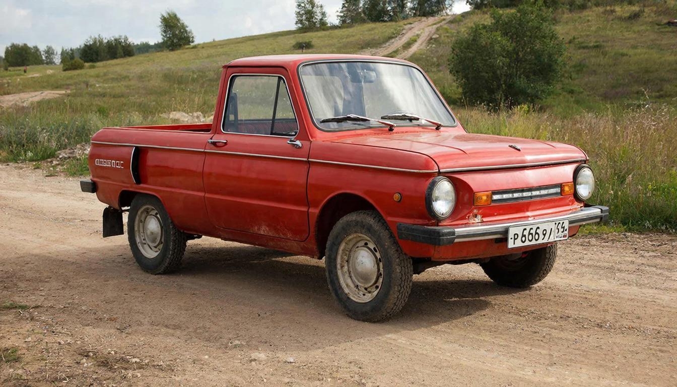Auto expert Kanunnikov tested the unique Zaporozhets pickup truck