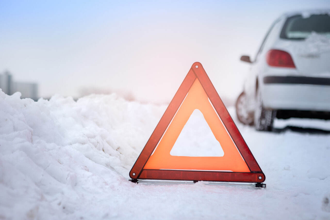 In Karelia, a video showed how a car flew into people at the time of an accident